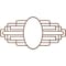 Ekena Millwork Elizabeth Wood Fretwork Prcd Ceiling Medallion, Walnut, 26"W x 13"H x 7 1/8"IW x 12 3/8"IH x 1/4"T CMWP26X13X0250EBWA - alternate 5